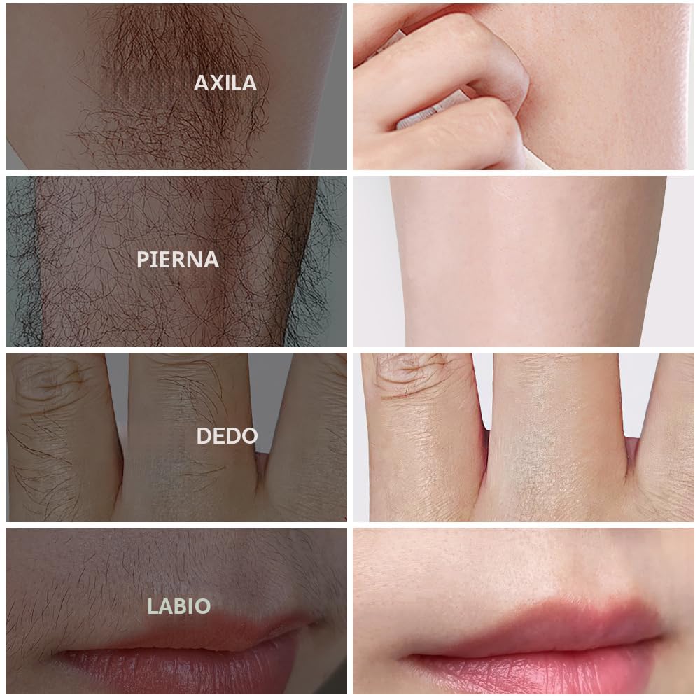 Crema de depilación PHOFAY para pieles sensibles de hombres y mujer...