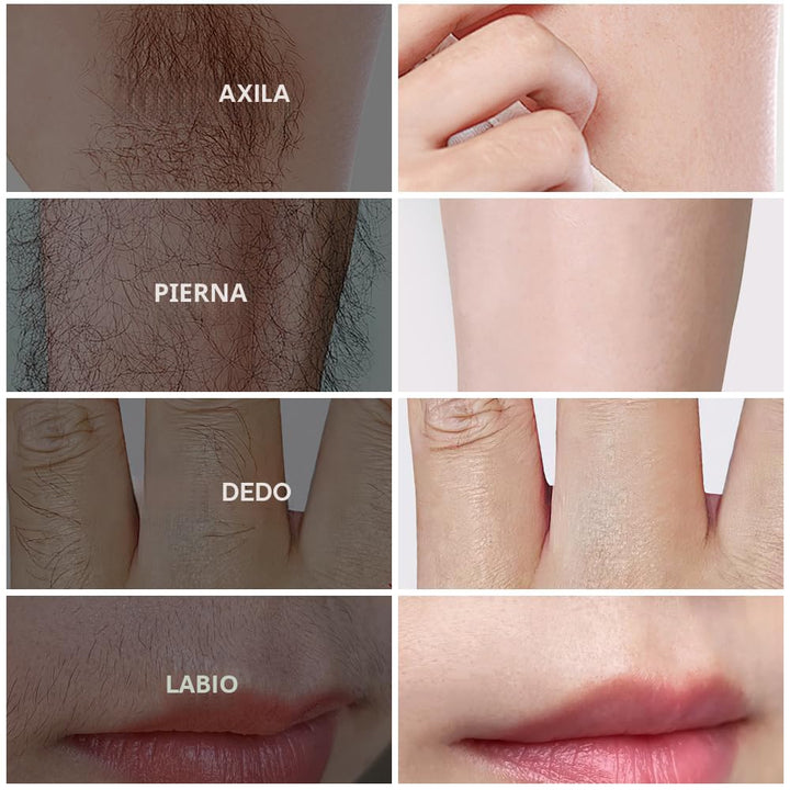 Crema de depilación PHOFAY para pieles sensibles de hombres y mujer...