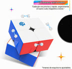 Cuberspeed GAN 251 M AIR 2x2 cubo de velocidad magnético 2x2 cubo de velocidad 48 imanes rompecabezas de juguete