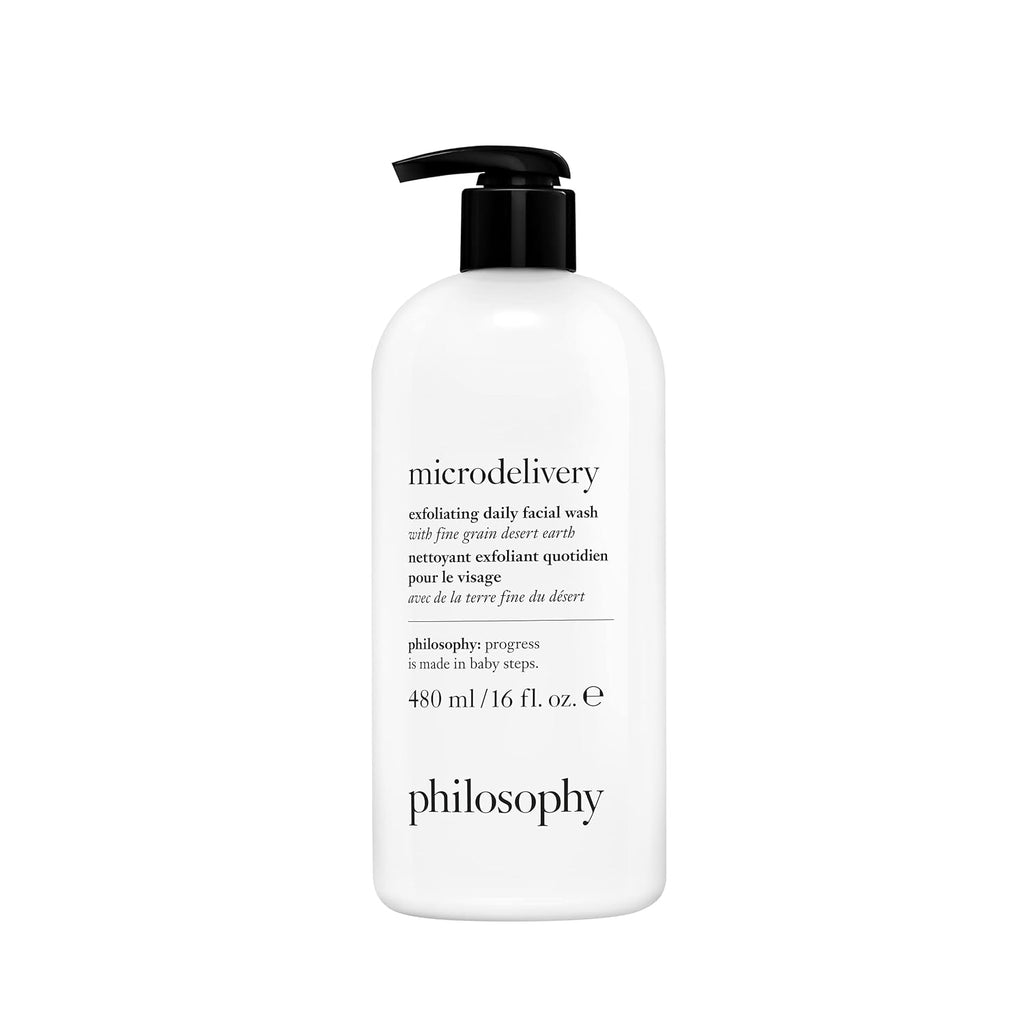 philosophy El lavado facial diario exfoliante microdelivery, 16 Fl Oz