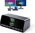 TobenONE - Estación de acoplamiento con monitor dual 4K para Windows, pantalla LCD GaN+ de 160 W