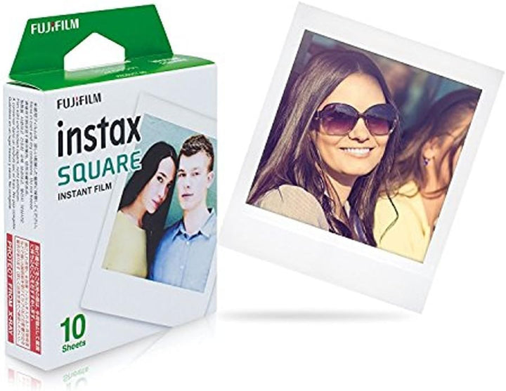 Fujifilm Paquete de 10 películas instantáneas cuadradas (100 exposi...