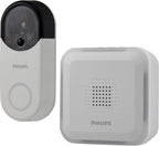 Kit de Timbre de Seguridad Inalámbrico PHILIPS, Timbre Señuelo con Cámara de Puerta