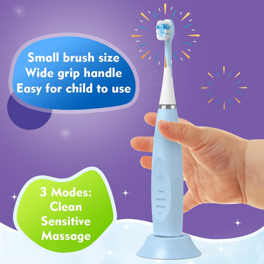 FUMEIKANG Cepillos de dientes eléctricos para niños, cepillo de die...