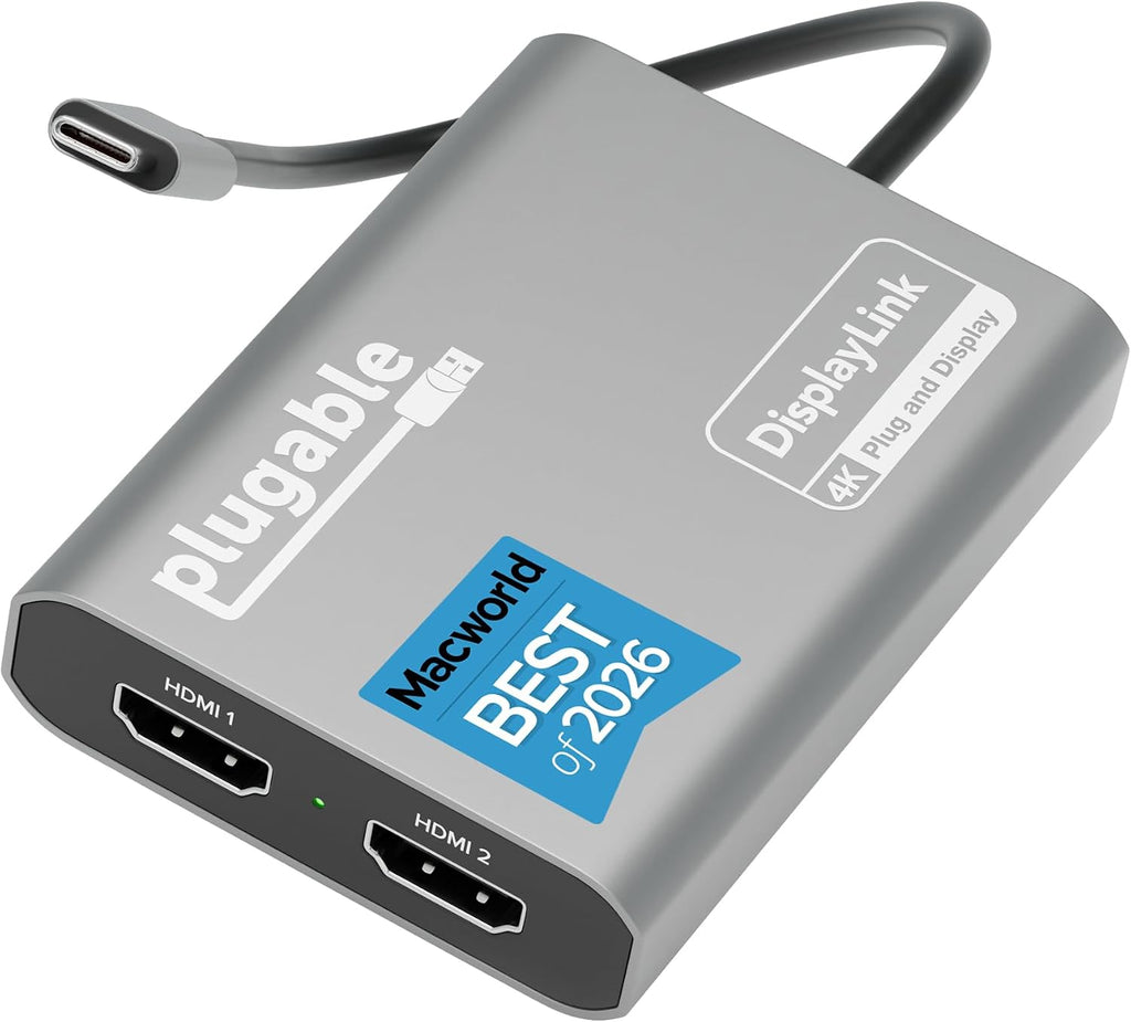 Adaptador USB C HDMI, monitor dual 4K 60Hz