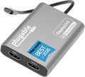 Adaptador USB C HDMI, monitor dual 4K 60Hz