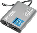 Adaptador USB C HDMI, monitor dual 4K 60Hz