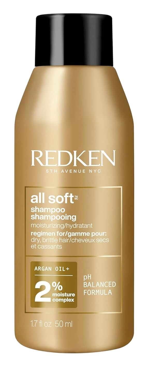 Redken All Soft Shampoo - Hidrata y nutre el cabello seco y quebrad...