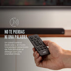 Sistema de barra de sonido Polk Audio Signa S4 Dolby Atmos 3D con subwoofer inalámbrico de 5.9"