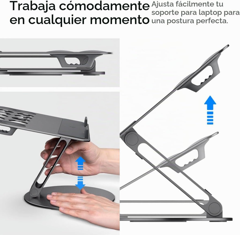 Spigen Soporte ajustable para laptop con ventilación