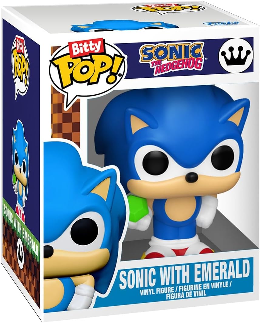 Funko Pop! Bitty Boxes: Sonic the Hedgehog - Sonic with Emerald and...