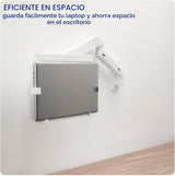 VIVO Soporte de pared para portátil de brazo extendido neumático aj...