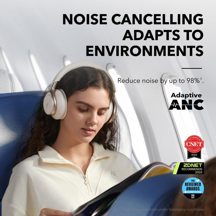 Soundcore de Anker, Space One, Auriculares con cancelación a