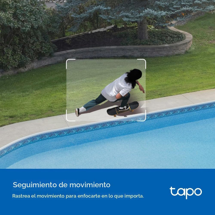 Tapo 3K 5MP Cámara de seguridad Wi-Fi para exteriores con giro\/inc...