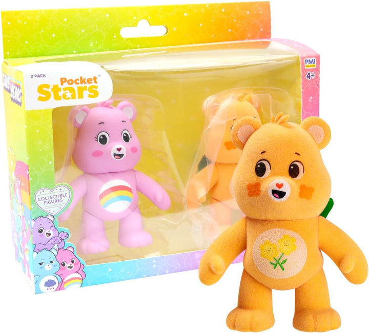 Care Bears - Figuras de acción articuladas, paquete de 2, figuras d...