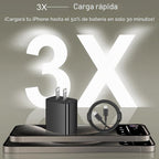 Cargador de carga rápida para iPhone 17, 16, 15, paquete de 2+2 cargadores de pared USB C de 20 W con cable de carga rápida de 6 pies compatible con iPhone 17/17 Air/17 Pro/17 Pro Max/iPhone 16/15