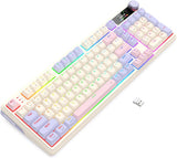 Redragon K768 PRO Teclado inalámbrico de 98 teclas para juegos, pan...
