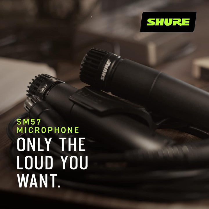 Shure MVX2U + Shure SM57