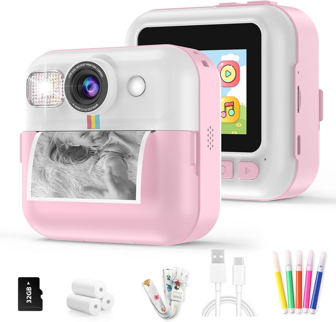 BOFIDAR Cámara de impresión instantánea para niños, regalos de cump...