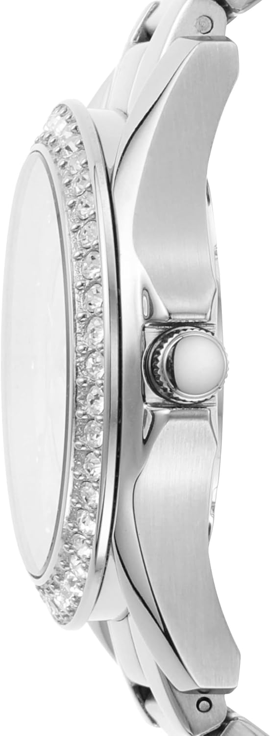 Reloj para mujer Fossil Riley Quartz de acero inoxidable con función multifuncional