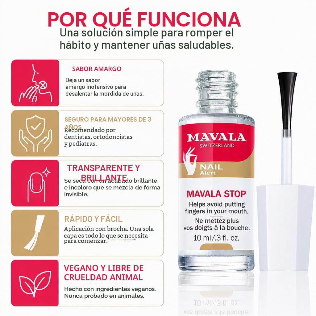Mavala Tratamiento de Esmalte de Uñas Detergente | Cuidado de Uñas...
