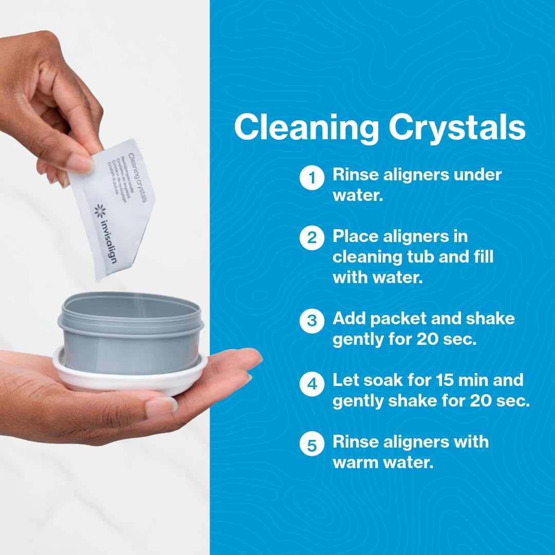 INVISALIGN Cristales de limpieza para alineadores y retenedores tra...