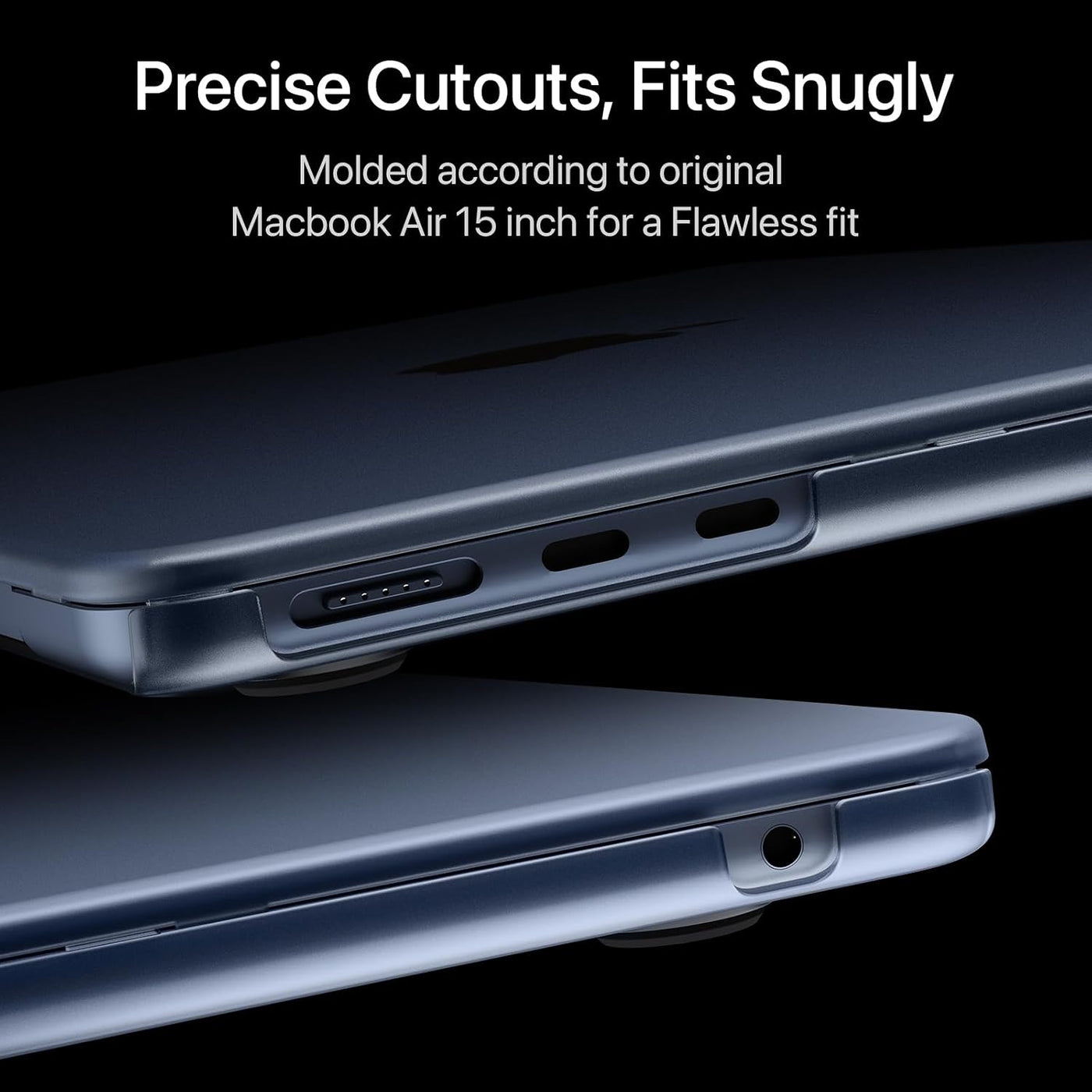 Soonjet Compatible con MacBook Air 15 pulgadas, funda M4 2025 2024...