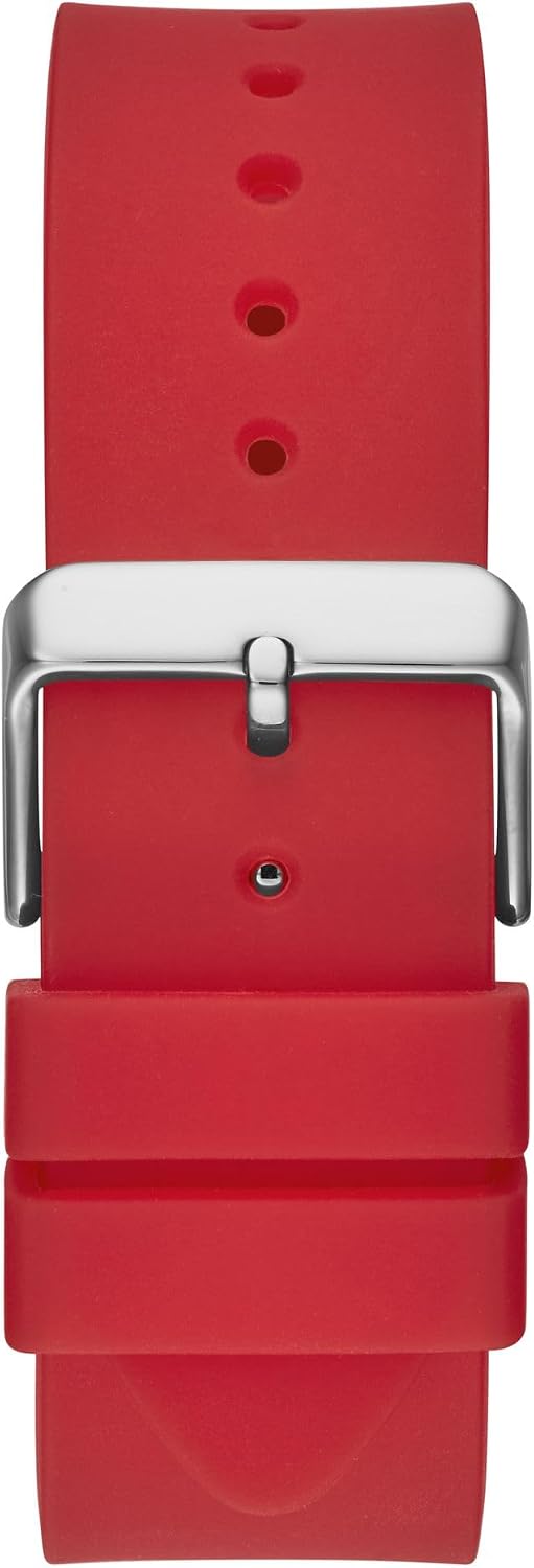 GUESS Serie GW0G para hombre | Reloj de tendencia analógica | Caja de policarbonato | Pulsera de silicona | Resistencia al agua 50M