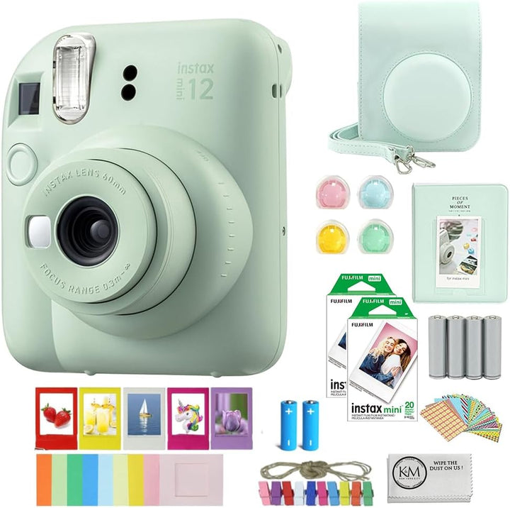 Fujifilm Instax Mini 12 - Cámara de película instantánea | Verde me...