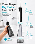 Irrigador dental inalámbrico para los dientes, irrigador oral desmontable