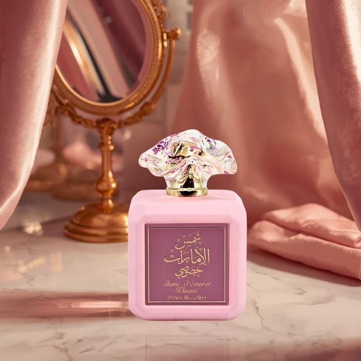 Ard Al Zaafaran Shams Al Emarat Khususi Pink Blush &amp; Iced Petal...