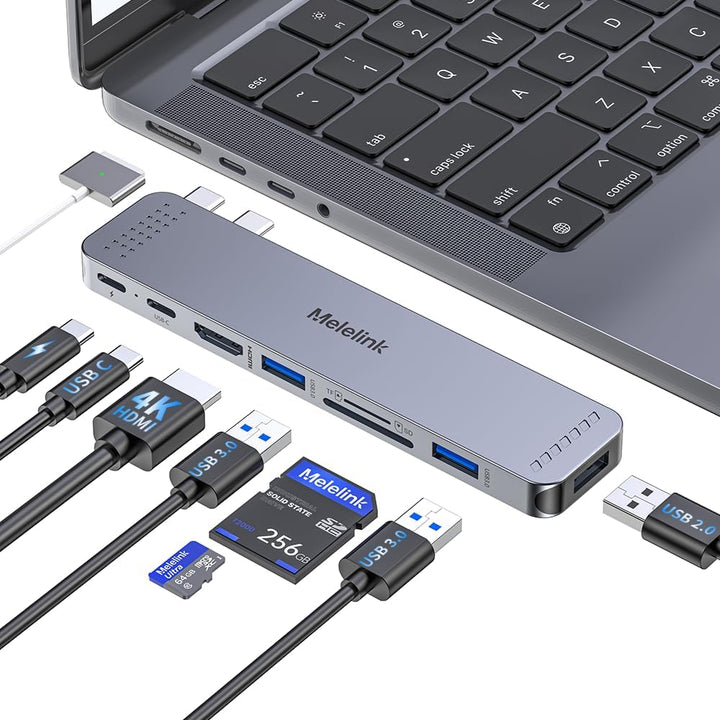 Adaptador de concentrador USB C para MacBook Pro\/Air M5 M4 M3 M2 M...
