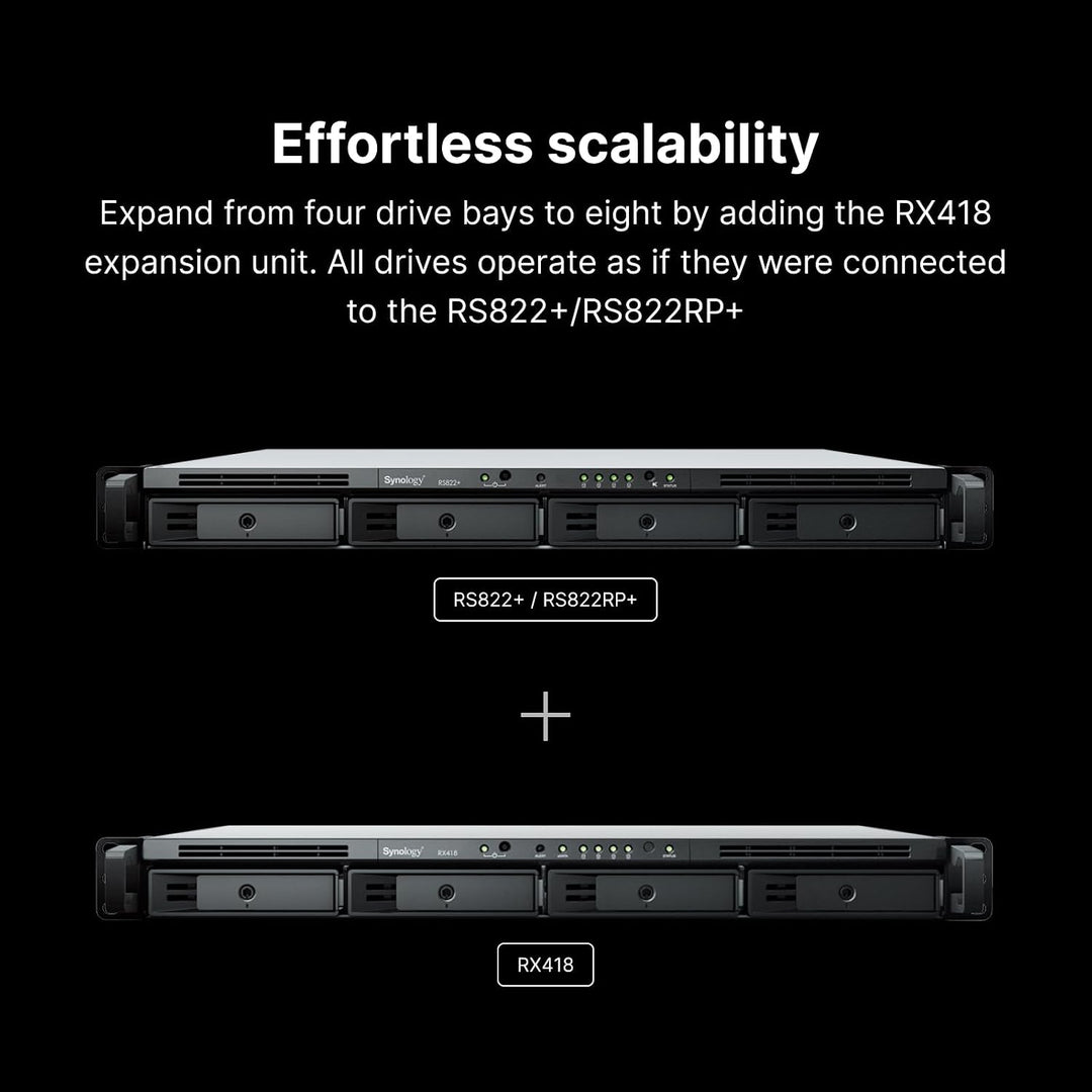 Synology RackStation RS822RP+ de 4 bahías (sin disco)