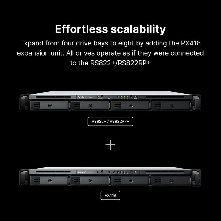 Synology RackStation RS822RP+ de 4 bahías (sin disco)