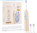 Soocas Cepillo de dientes sónico 3 en 1 para adultos, oro claro