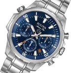 Reloj cronógrafo de cuarzo Bulova para hombre Marine Star Series B en acero inoxidable, 6 manecillas