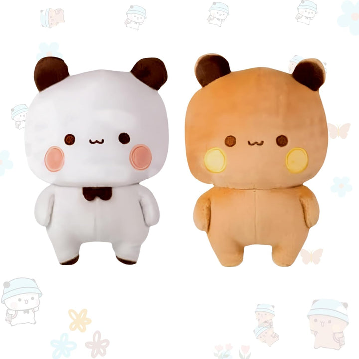 Kawai Panda and Bear - Juego de 2 piezas de recuerdo romántico de a...