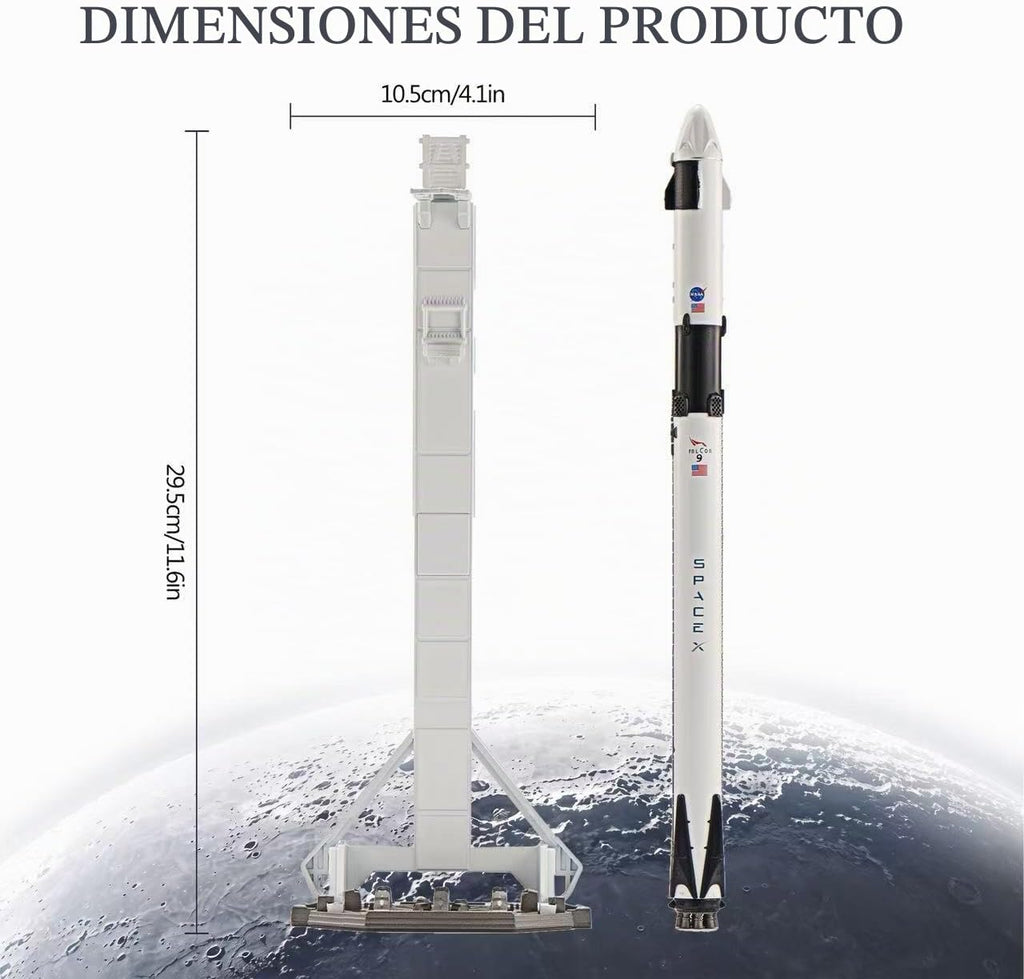 Falcon 9 Heavy W Launcher Tower Cohetes de fundición a presión