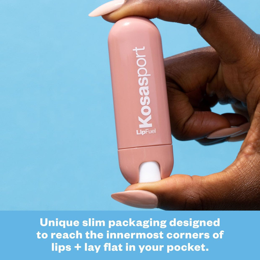 Kosas LipFuel - Bálsamo labial tintado hidratante con ácido hialuró...