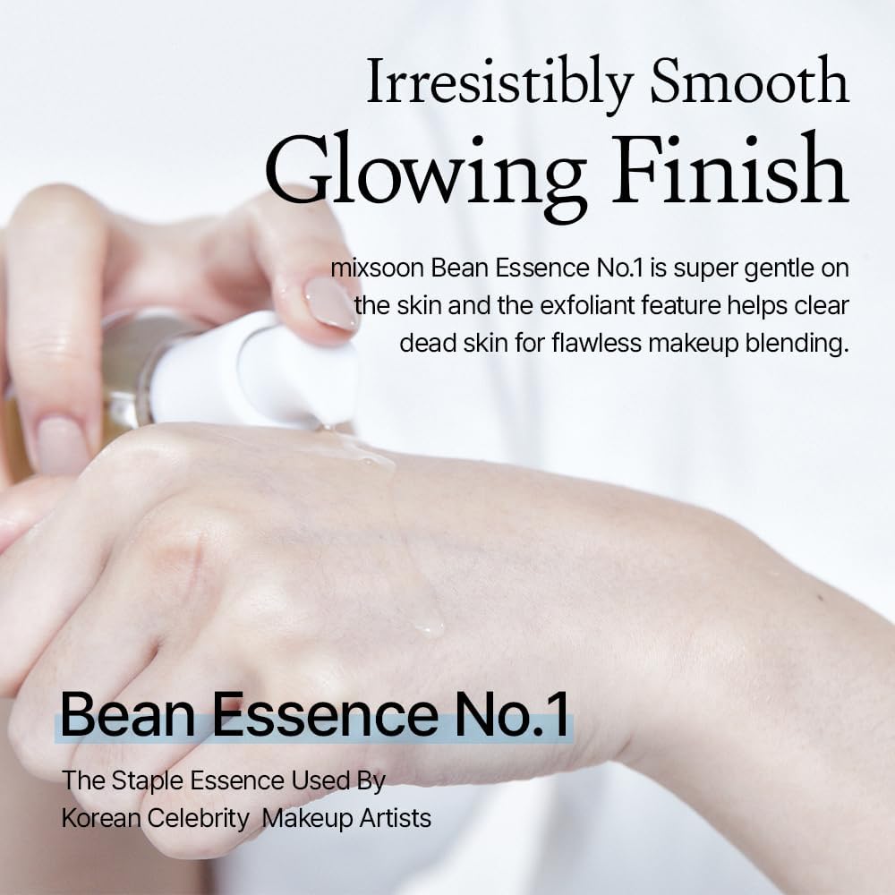 mixsoon Esencia de Frijol - Exfoliante, Hidratante, Extracto de Fri...