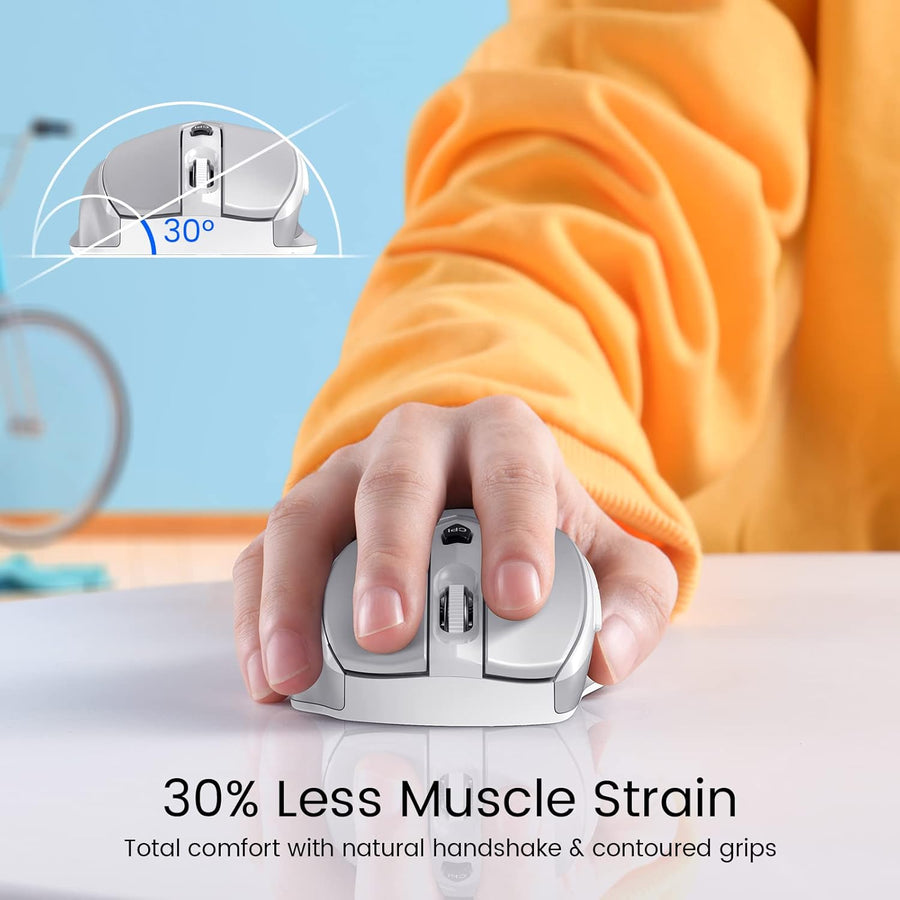 HOTWEEMS D-09 - Ratón inalámbrico para laptop, ergonómico Plus, mou...