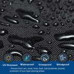 Funda para volante de barco, funda protectora de volante marino de 24 pulgadas, impermeable, 420D, resistente a los rayos UV