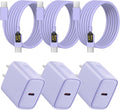 iPhone 18 17 16 15 Cargador Carga Rápida 3Pack Cargador USB C Type C