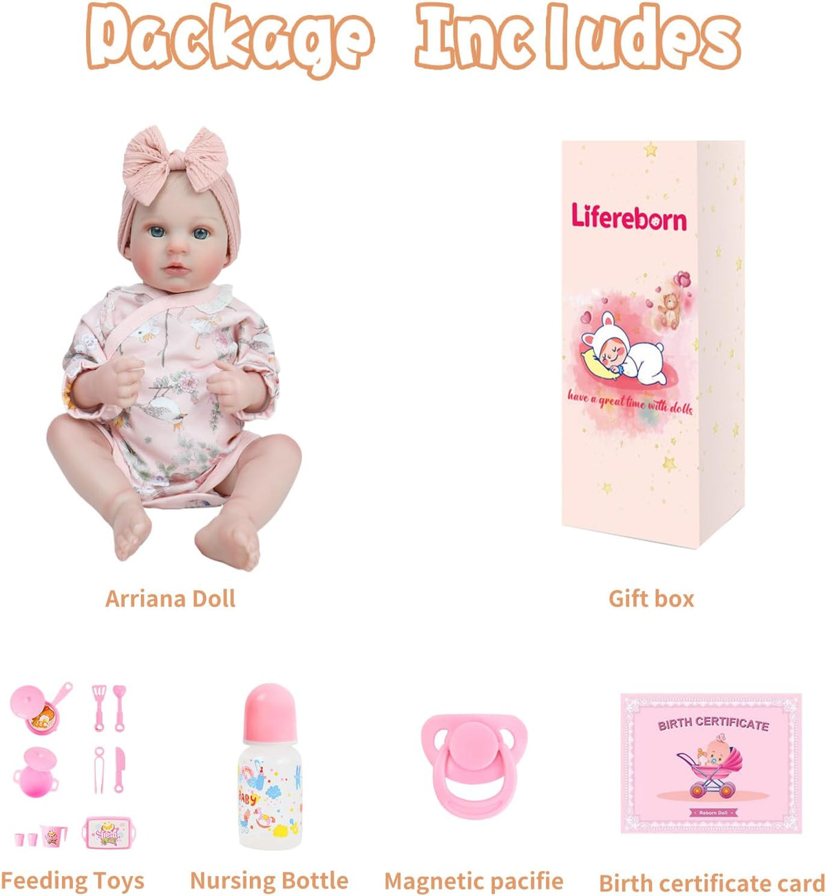 Babeviimt Reborn Baby Dolls - Muñeca de bebé realista de vinilo sua...