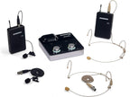 XPDm 2.4 GHz Sistema de Lavalier inalámbrico digital con receptor de mesa, Micrófono Lavalier XPDm