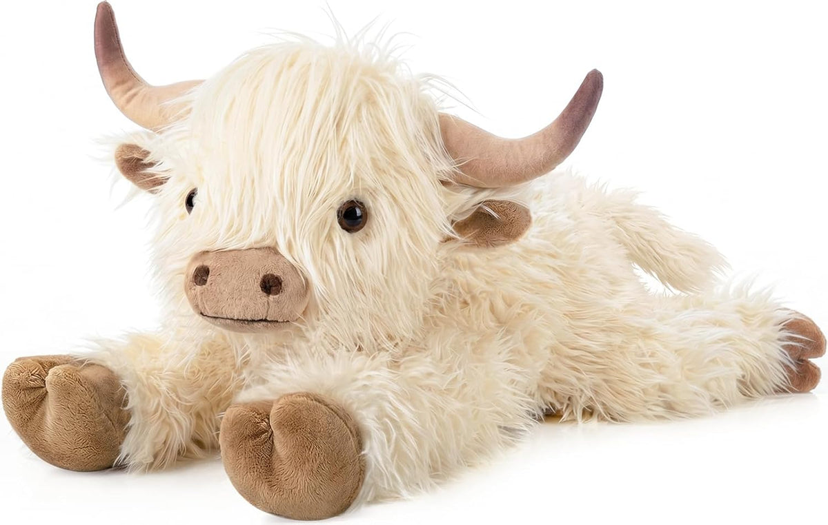 Animales de peluche con peso de vaca de las tierras altas de 25 pulgadas, A-Large Highland Cow -2