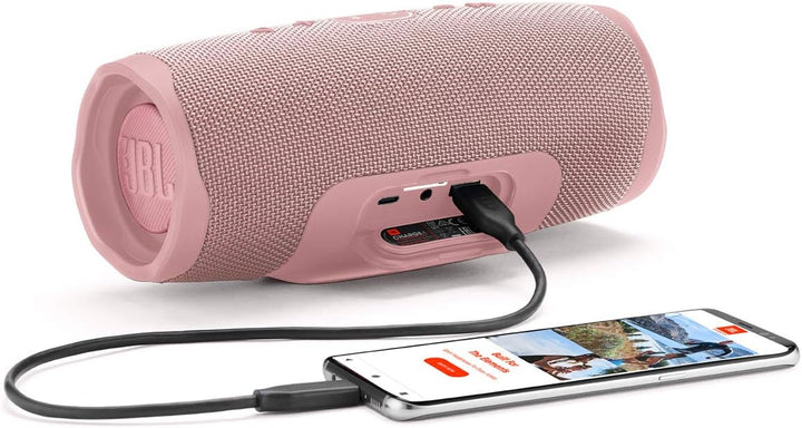 JBL Charge 4 - Altavoz Bluetooth portátil impermeable - Rosa