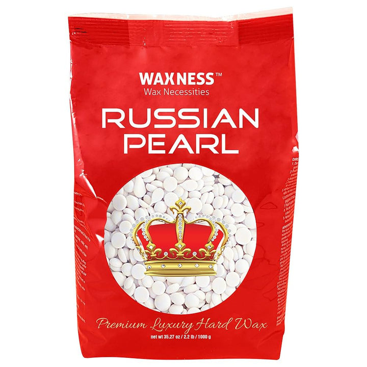 Waxness Russian Pearl - Perlas de cera dura de 2.2 libras (2.2 lbs)...