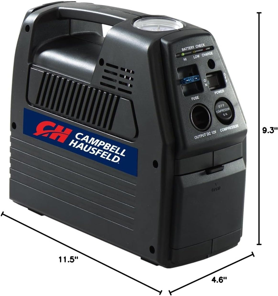 Inflador portátil de 12 voltios, recargable, compresor de aire para...