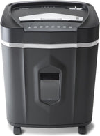 Aurora Grado Profesional de Alta Seguridad - Trituradora de Papel de Microcorte de 12 Hojas/CD y Tarjetas de Crédito/ 60 Minutos de Tiempo de Funcionamiento Continuo